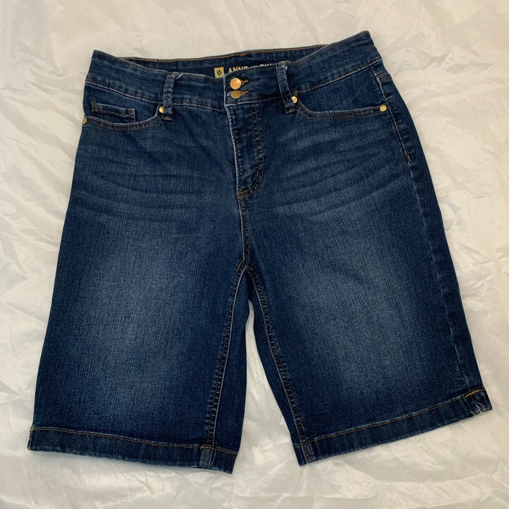 Anne Klein Women's Blue Denim Shorts